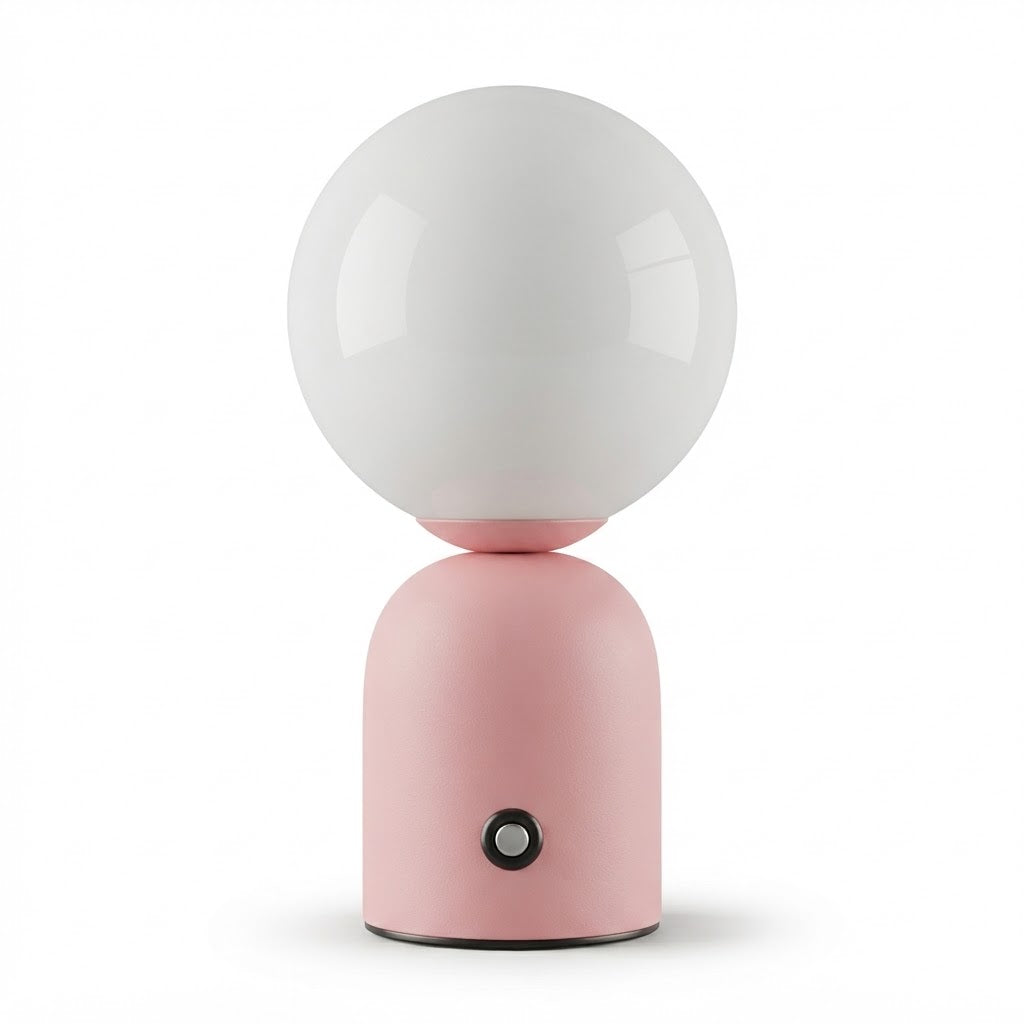 Lampe de bureau LED boule rechargeable tactile