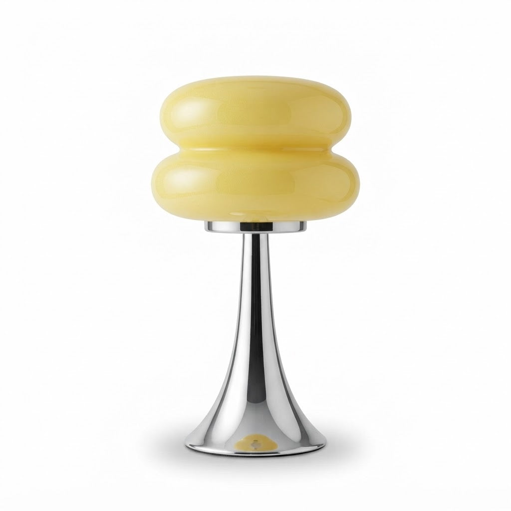 Lampe de bureau rétro à double anneau lumineux