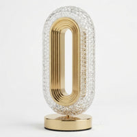 Lampe de bureau LED cristal rechargeable tactile