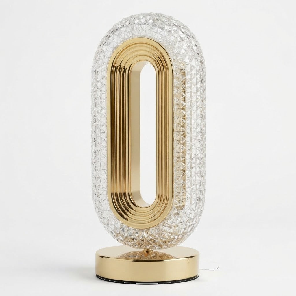 Lampe de bureau LED cristal rechargeable tactile