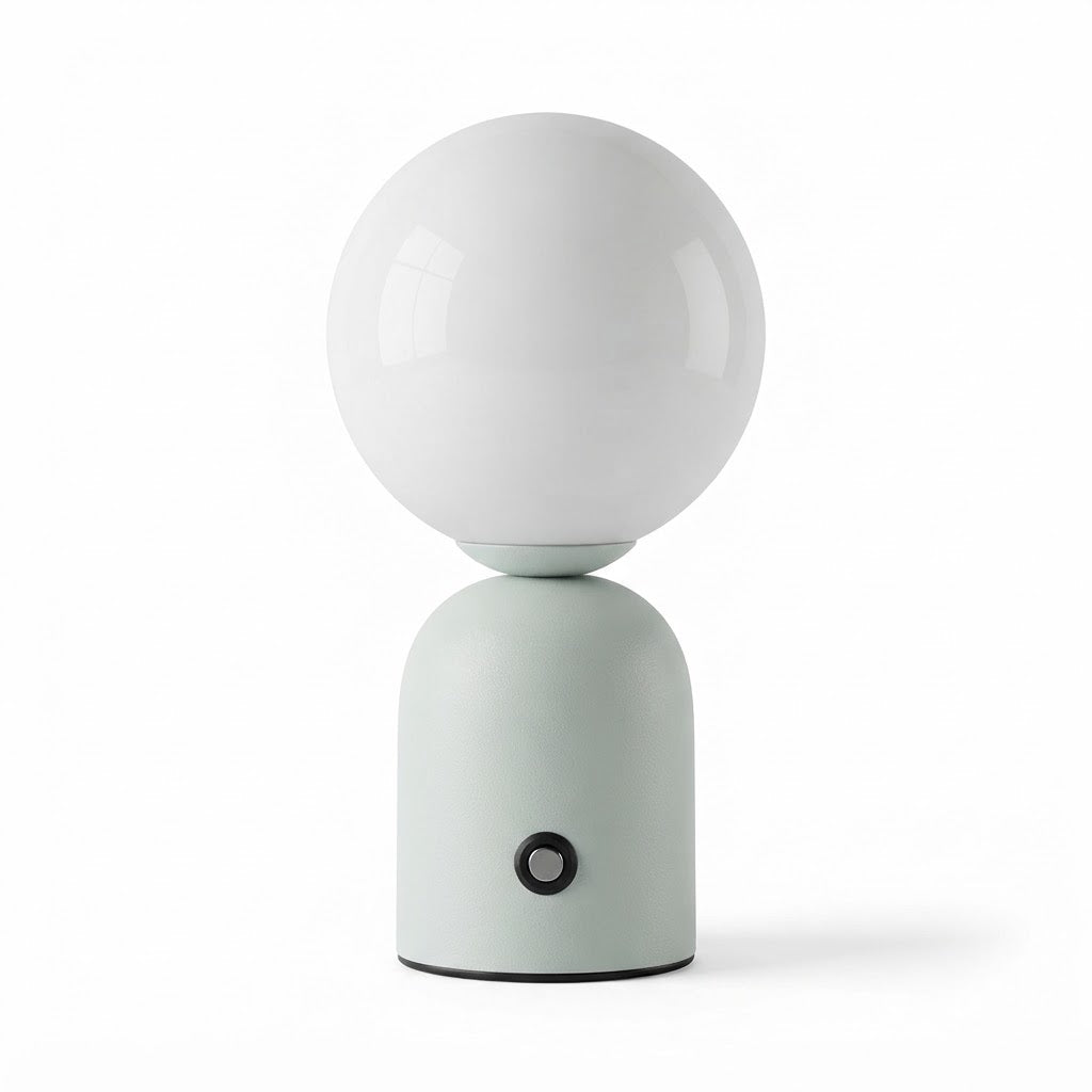 Lampe de bureau LED boule rechargeable tactile