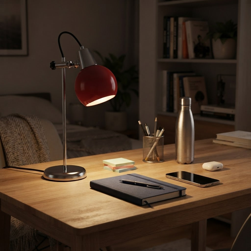 Lampe de bureau rétro orientable style Bauhaus