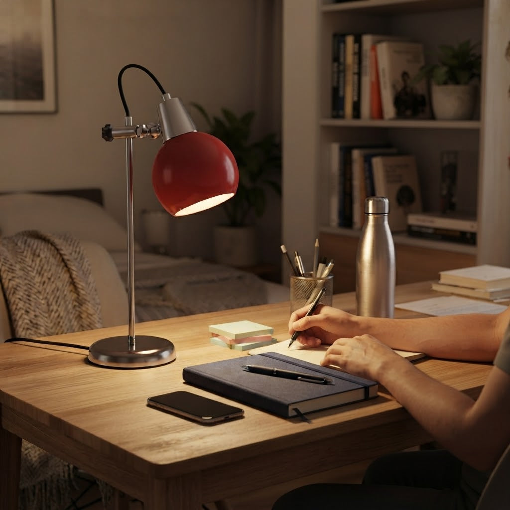 Lampe de bureau rétro orientable style Bauhaus