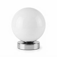 Lampe de bureau boule en verre à 3 couleurs