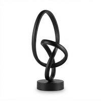 Lampe de bureau LED design double spirale