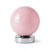 Lampe de bureau boule en verre à 3 couleurs