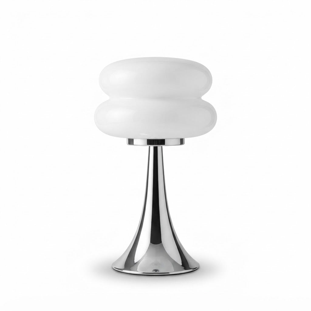 Lampe de bureau rétro à double anneau lumineux