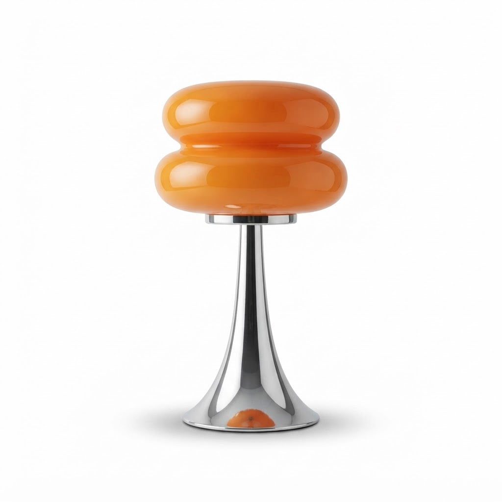 Lampe de bureau rétro à double anneau lumineux