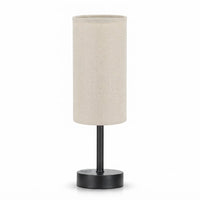 Lampe de bureau LED cylindrique avec chargeur USB