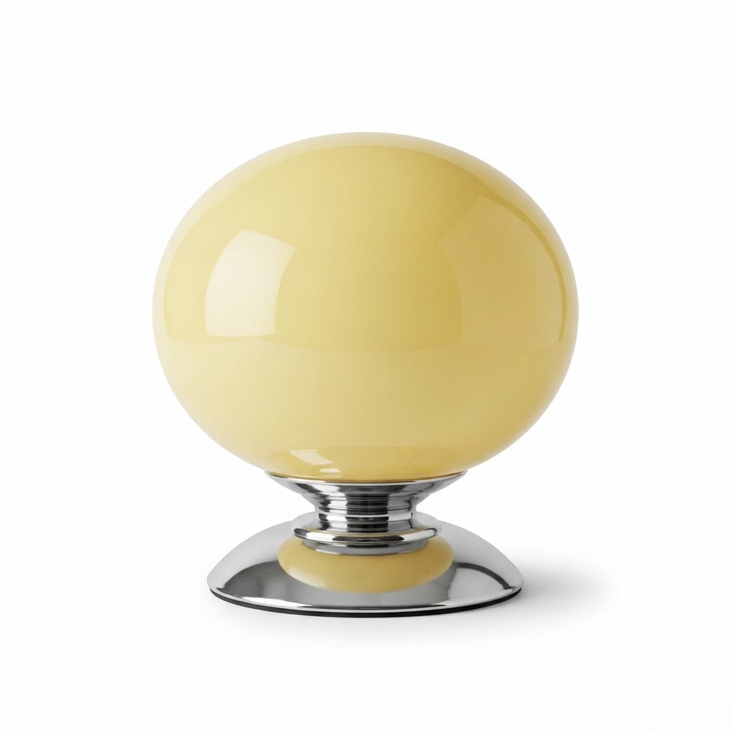 Lampe de bureau boule en verre à 3 températures de couleur