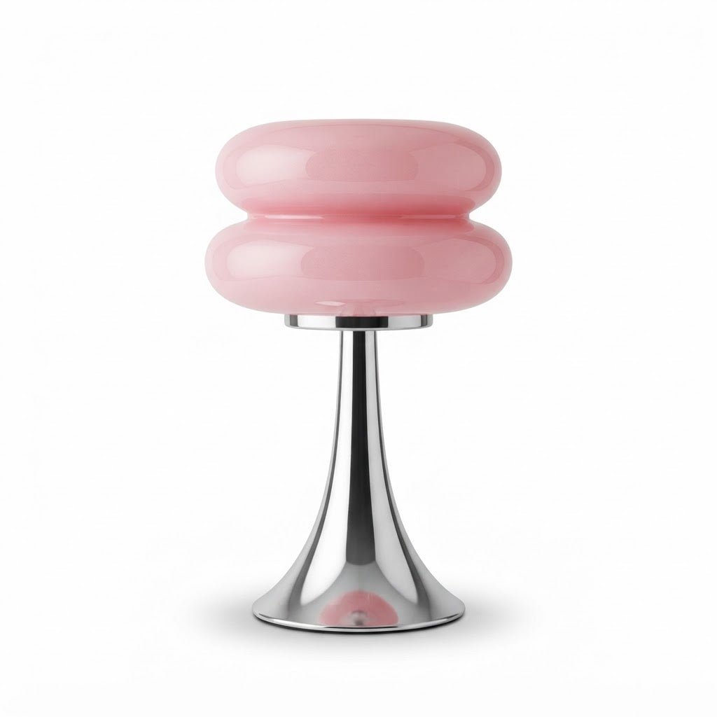 Lampe de bureau rétro à double anneau lumineux