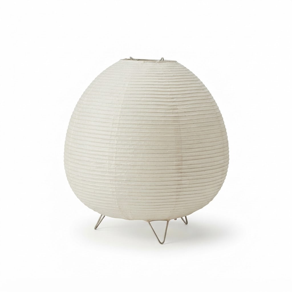 Lampe de bureau boule en papier style japonais