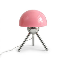 Lampe de bureau champignon sur trépied au style rétro