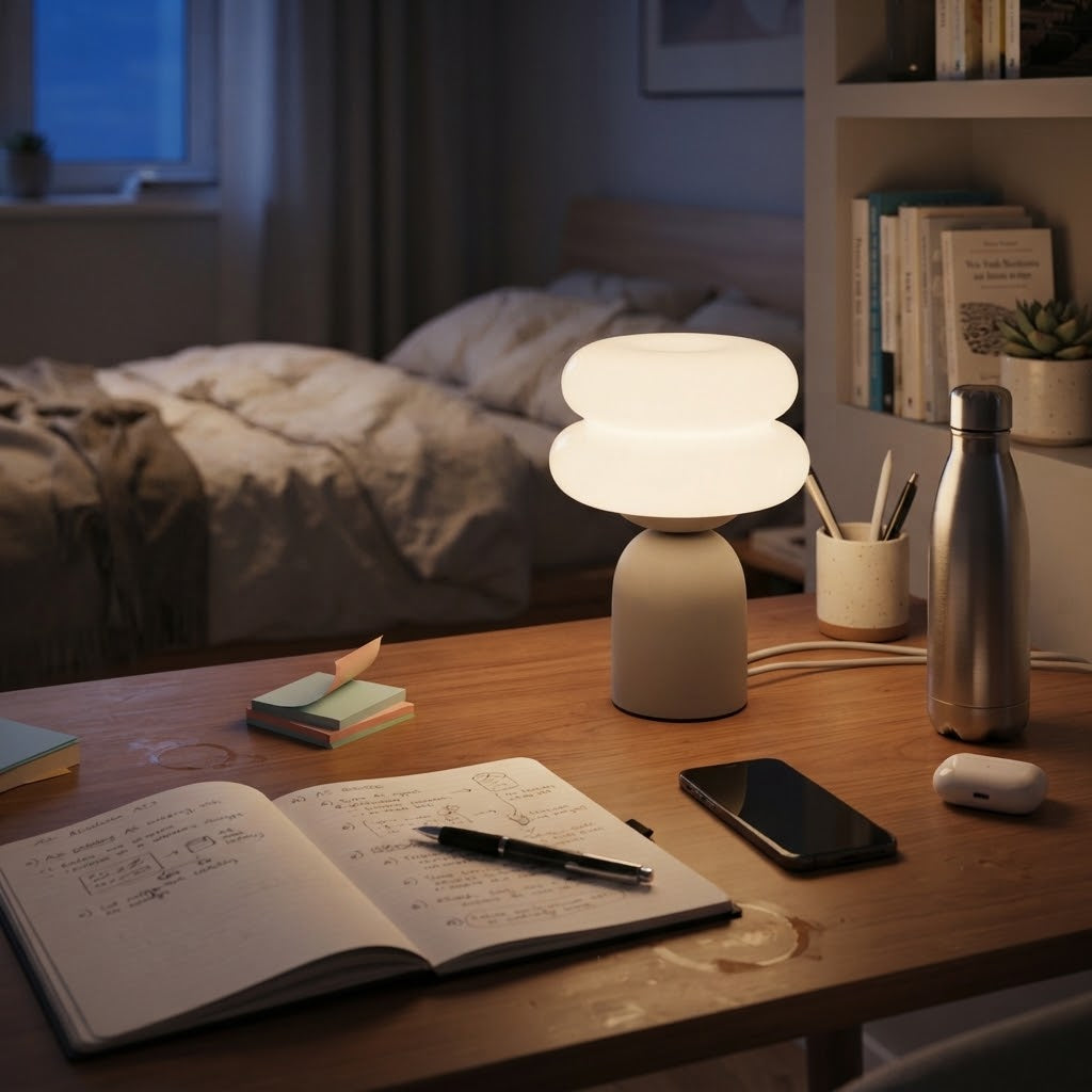 Lampe de bureau LED design nuage moderne