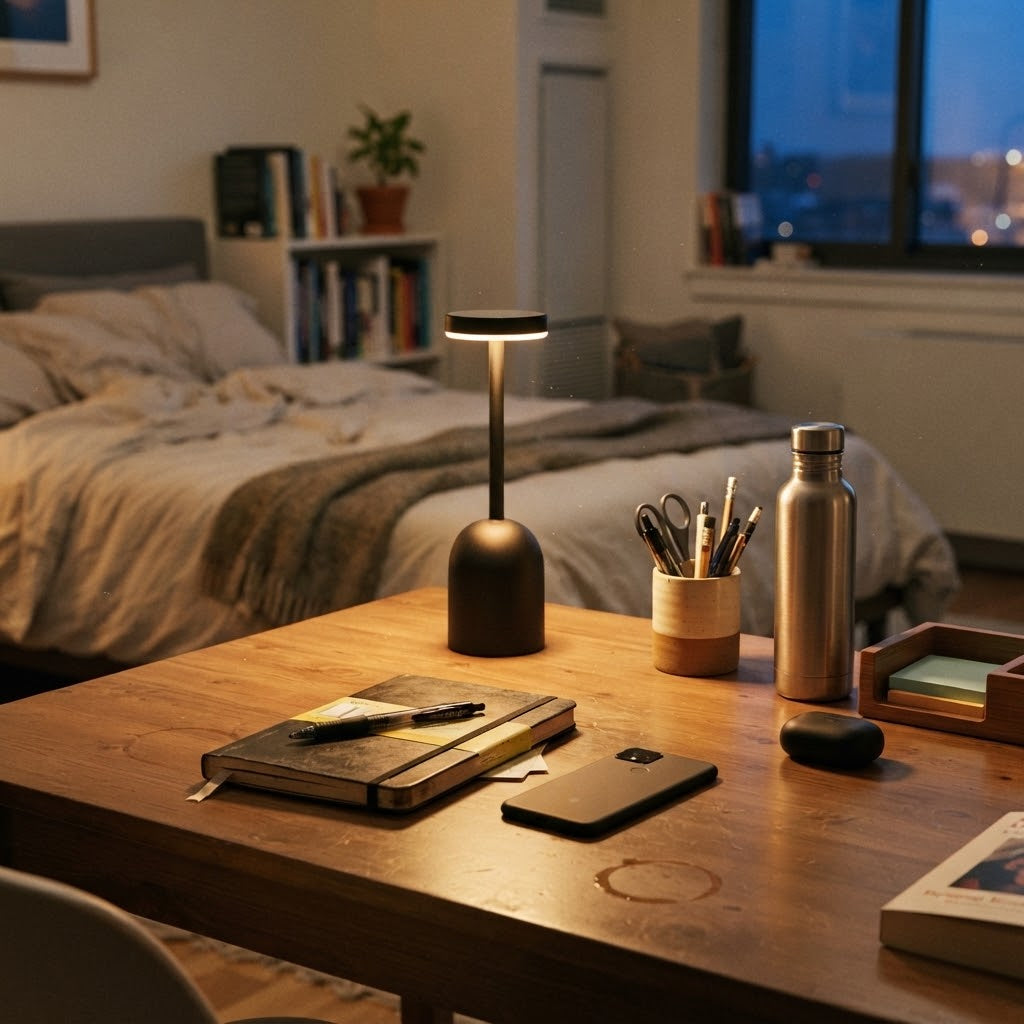 Lampe de bureau LED tactile à intensité réglable