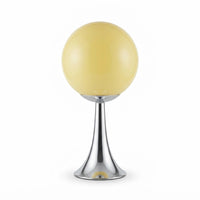 Lampe de bureau boule en verre au design rétro