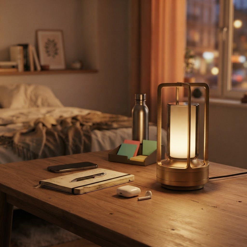 Lampe de bureau LED rechargeable à 3 modes d’éclairage