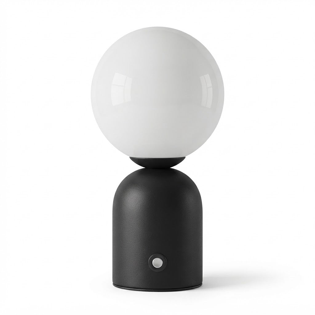 Lampe de bureau LED boule rechargeable tactile