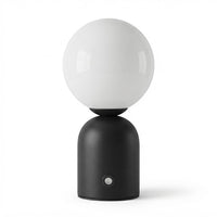 Lampe de bureau LED boule rechargeable tactile