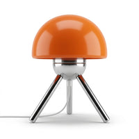 Lampe de bureau champignon sur trépied au style rétro