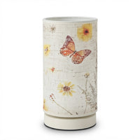 Lampe de bureau LED décorative à motifs floraux