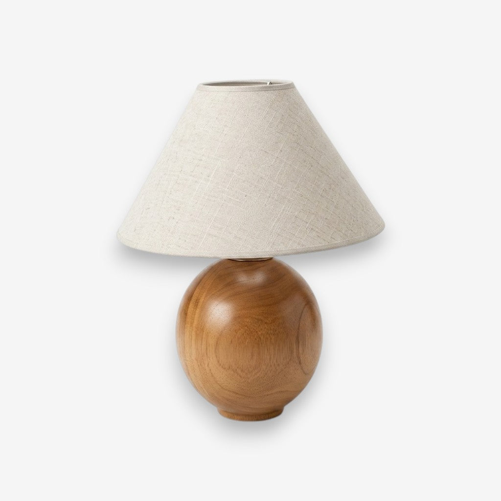 Lampe de bureau bois vintage
