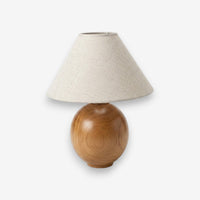Lampe de bureau bois vintage