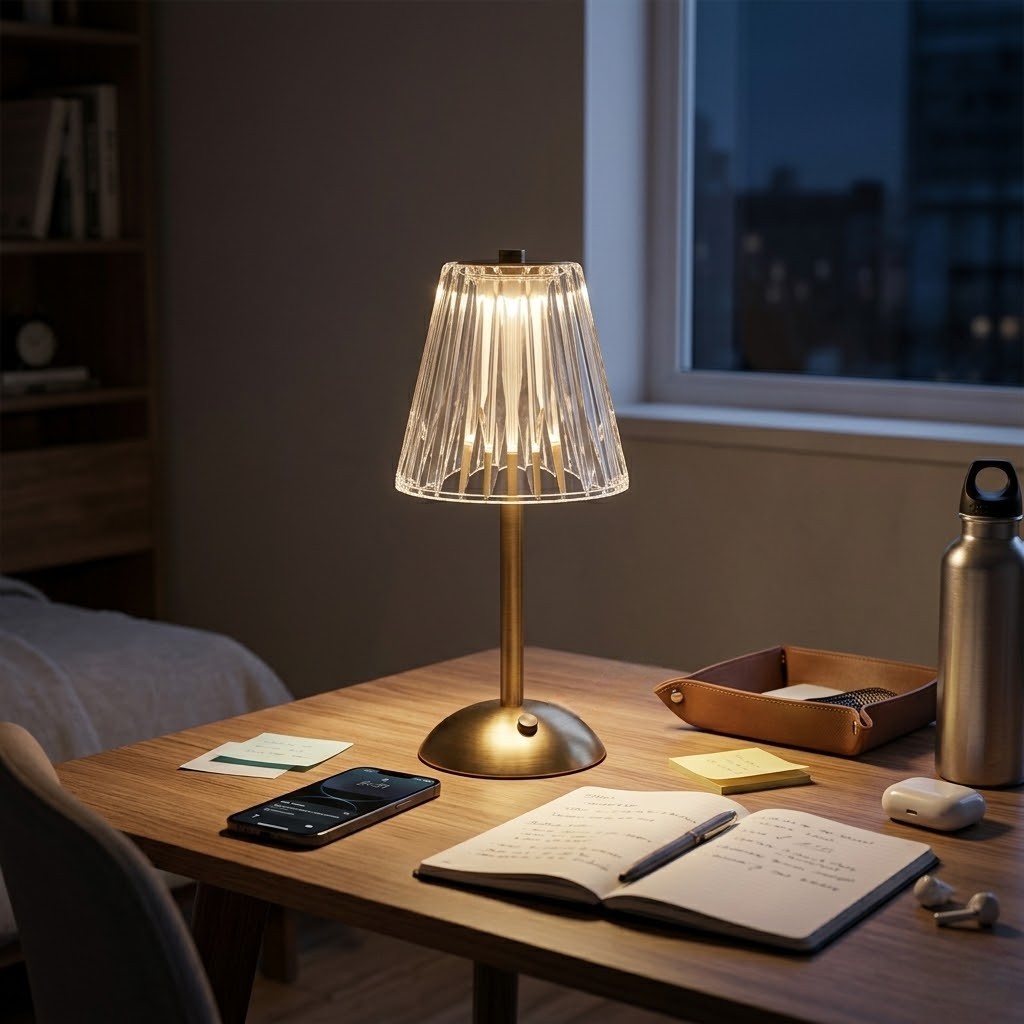 Lampe de bureau tactile minimaliste