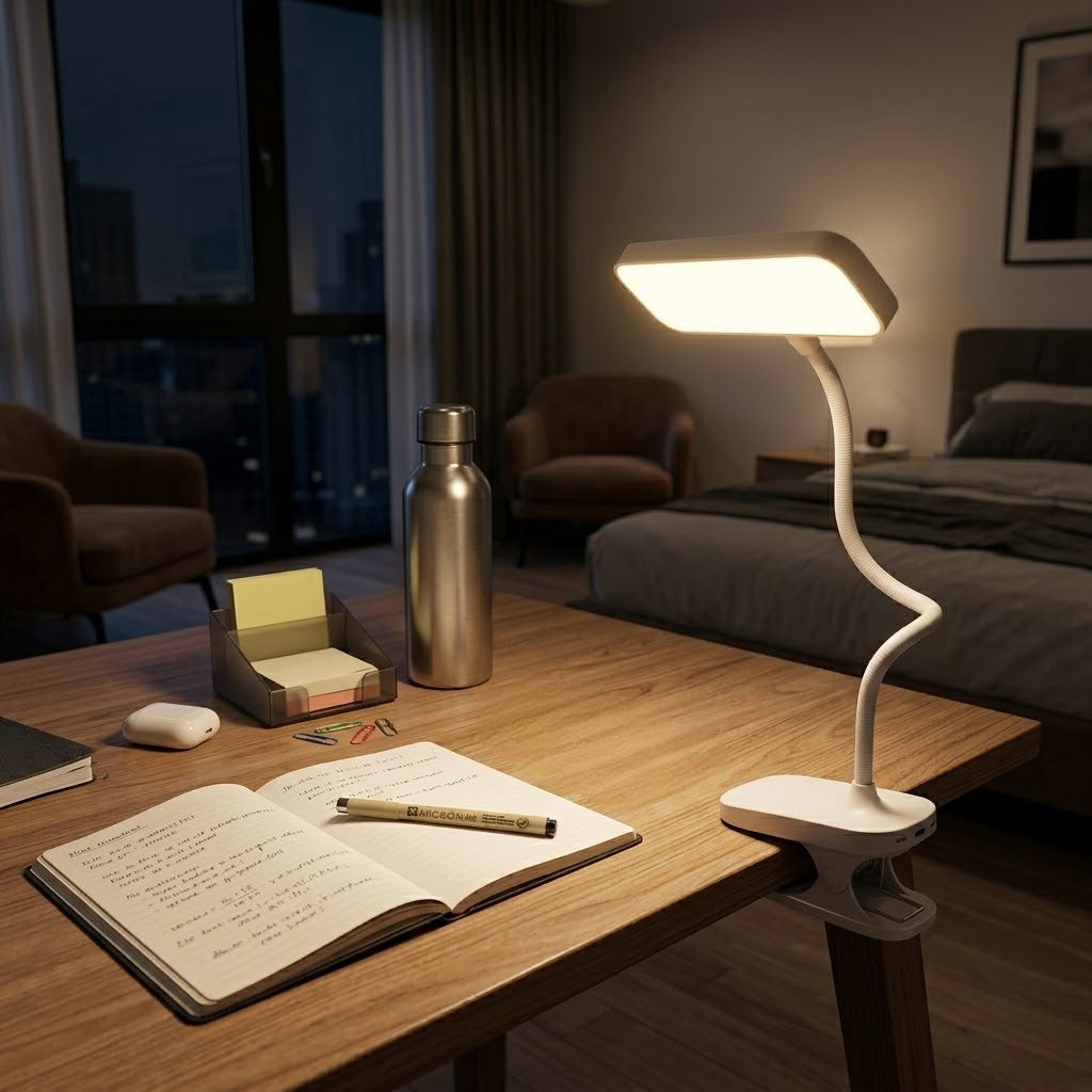 Lampe de bureau blanche sans fil