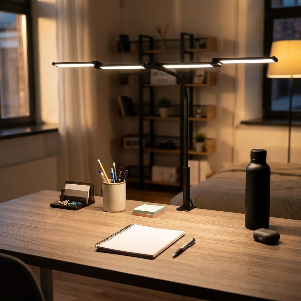 Lampe de bureau LED loupe