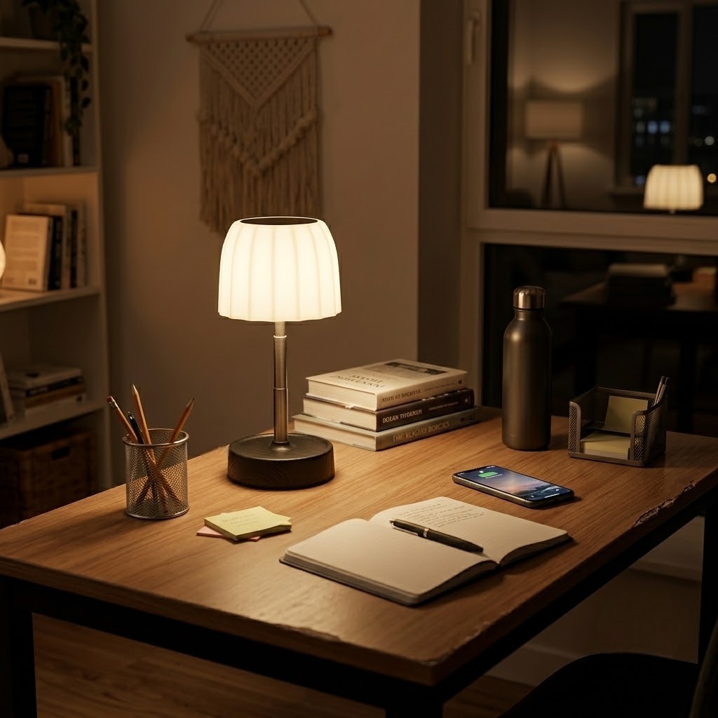 Lampe de bureau vintage minimaliste
