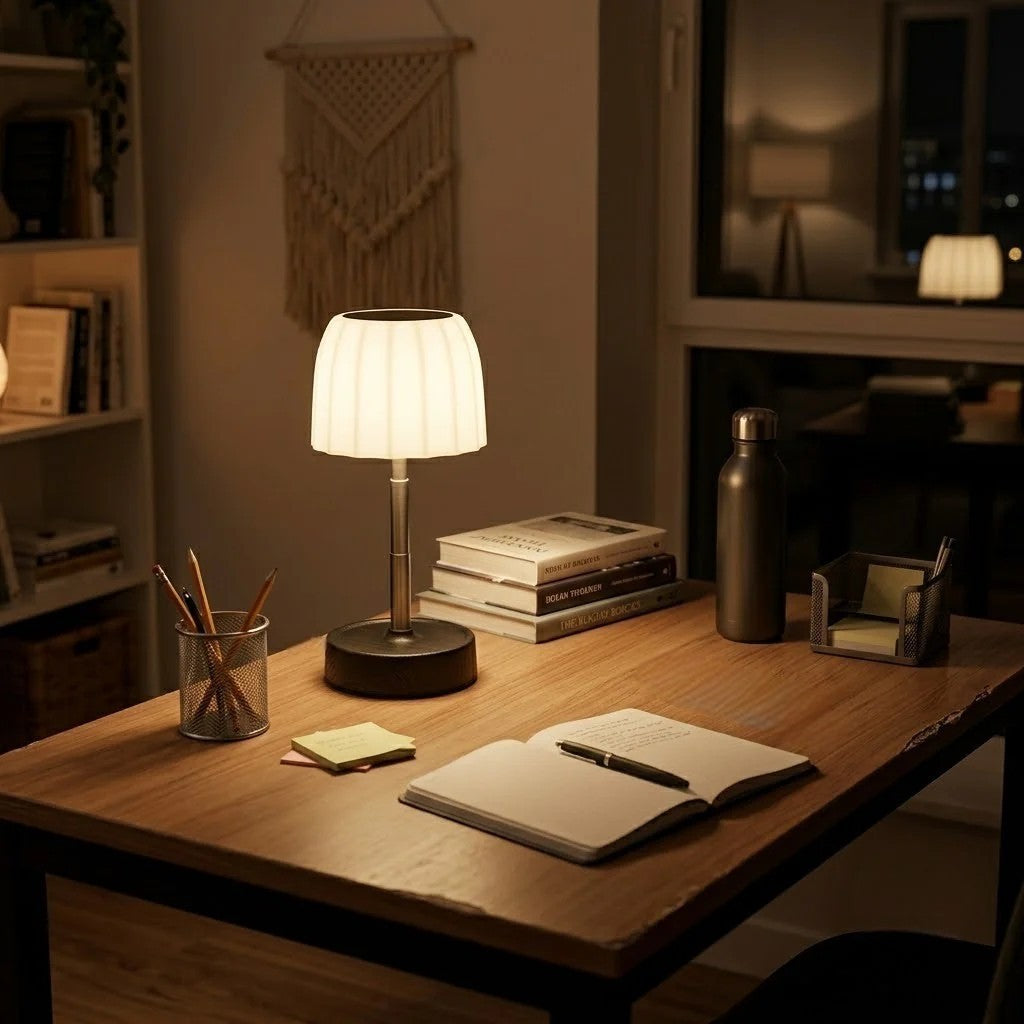 Lampe de bureau sans fil rechargeable
