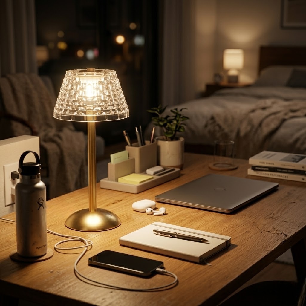 Lampe de bureau vintage tactile