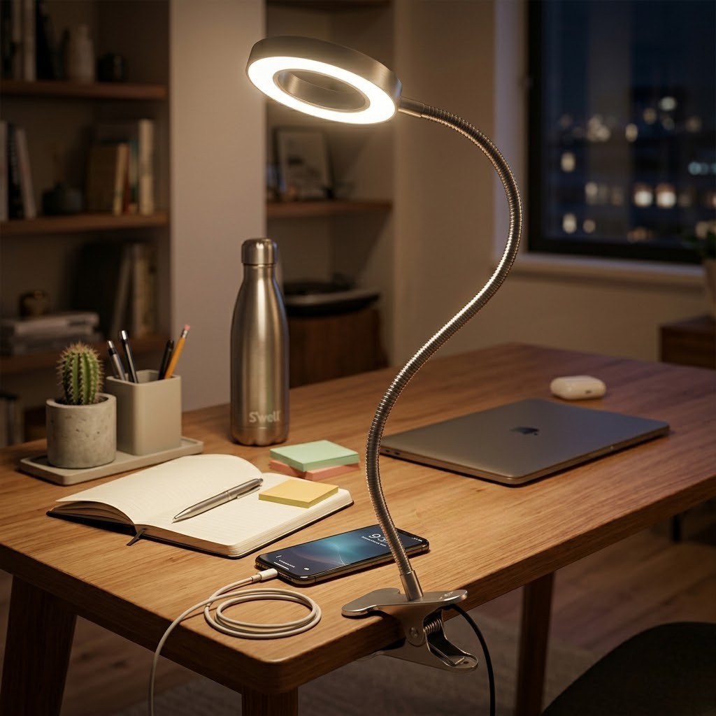 Lampe de bureau articulée lecture