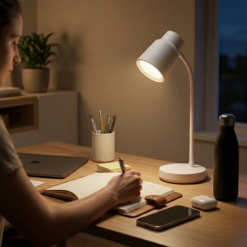 Lampe de bureau tactile cristal