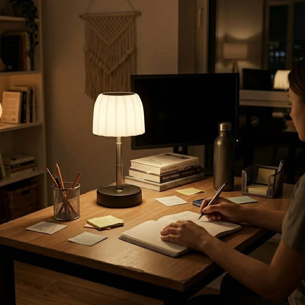 Lampe de bureau sans fil rechargeable