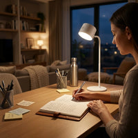 Lampe de bureau blanche LED