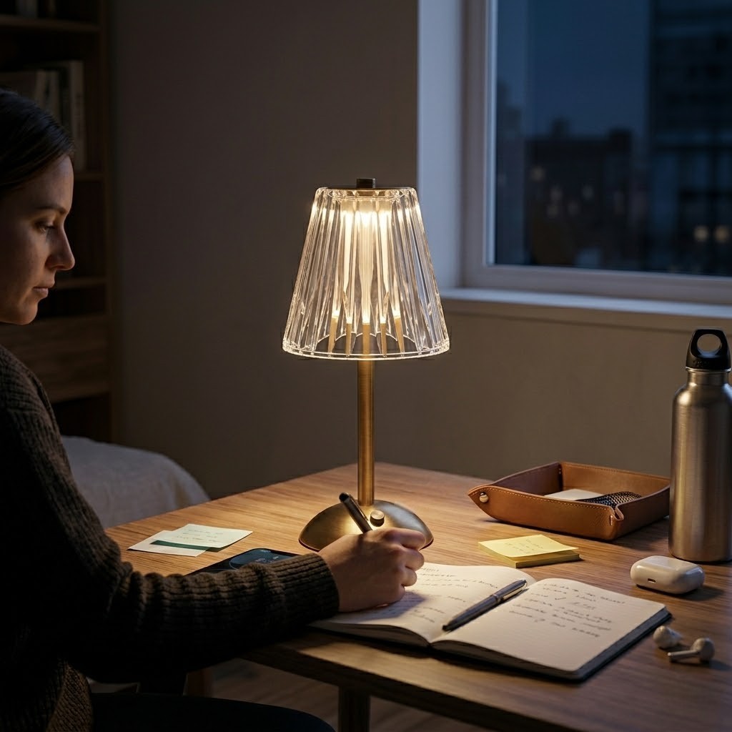 Lampe de bureau tactile minimaliste