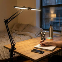 Lampe de bureau LED double tête