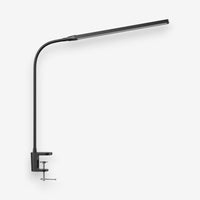 Lampe de bureau à pince noir