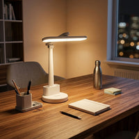 Lampe de bureau blanche tactile