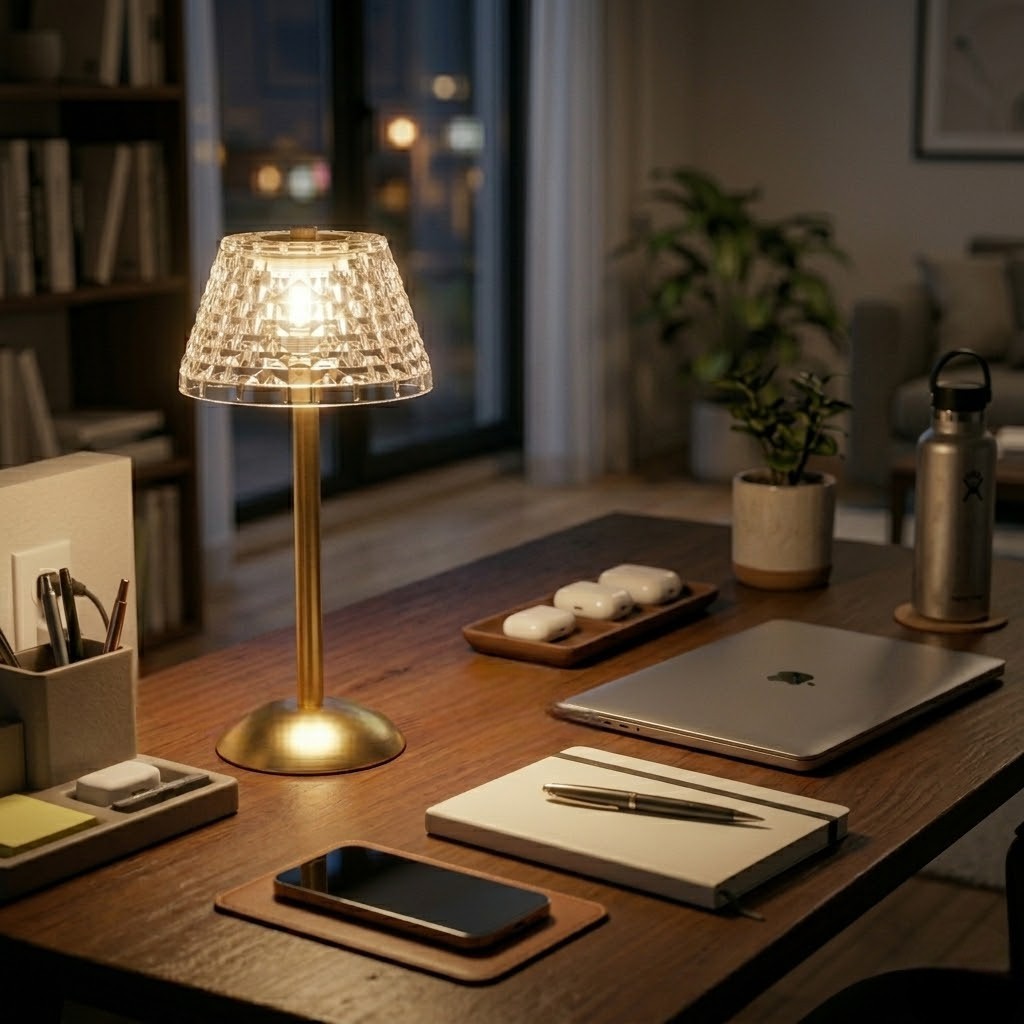Lampe de bureau vintage tactile