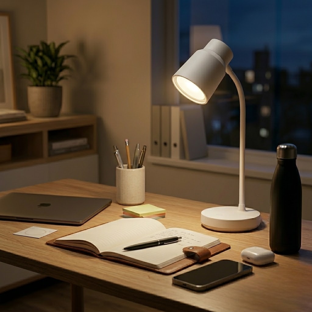 Lampe de bureau tactile cristal