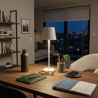 Lampe de bureau blanche design