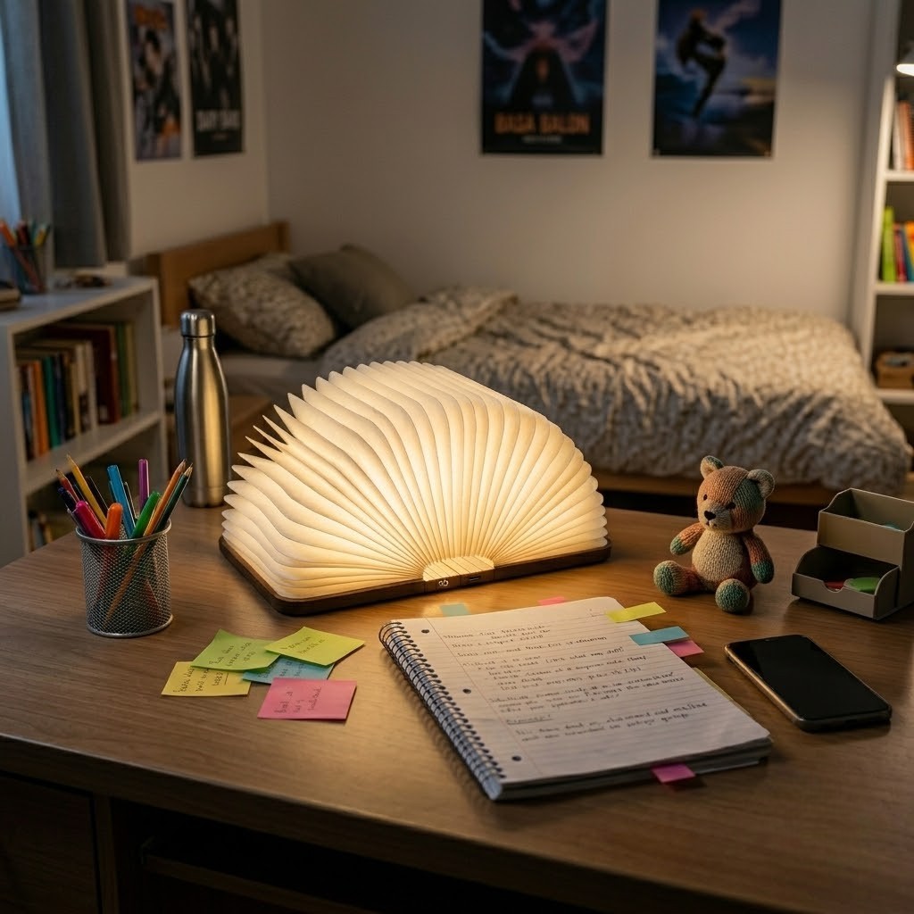 Lampe de bureau enfant livre lumineux