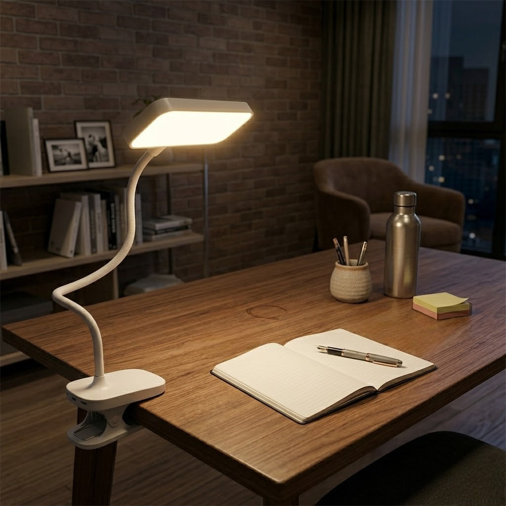 Lampe de bureau blanche sans fil