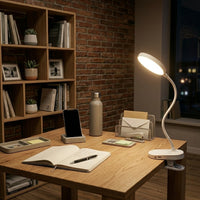 Lampe de bureau blanche télécommande