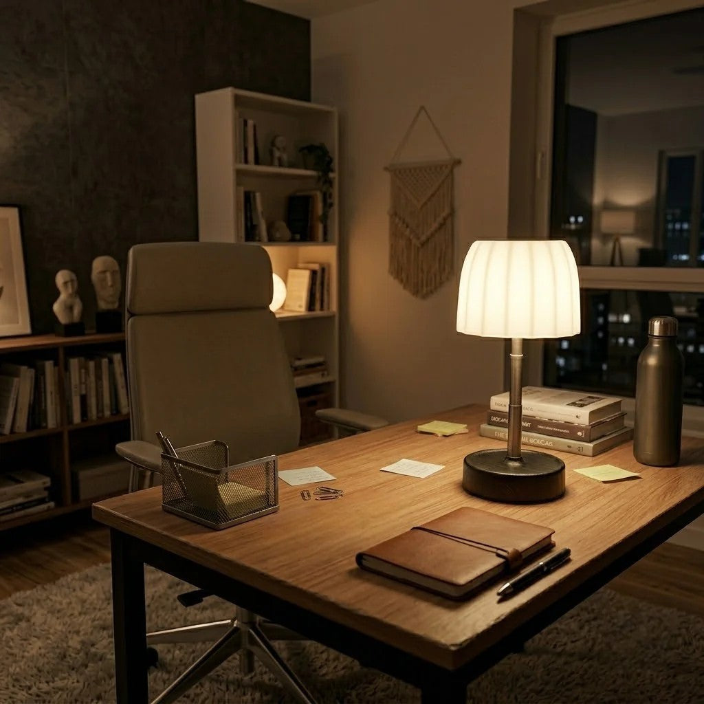 Lampe de bureau sans fil rechargeable