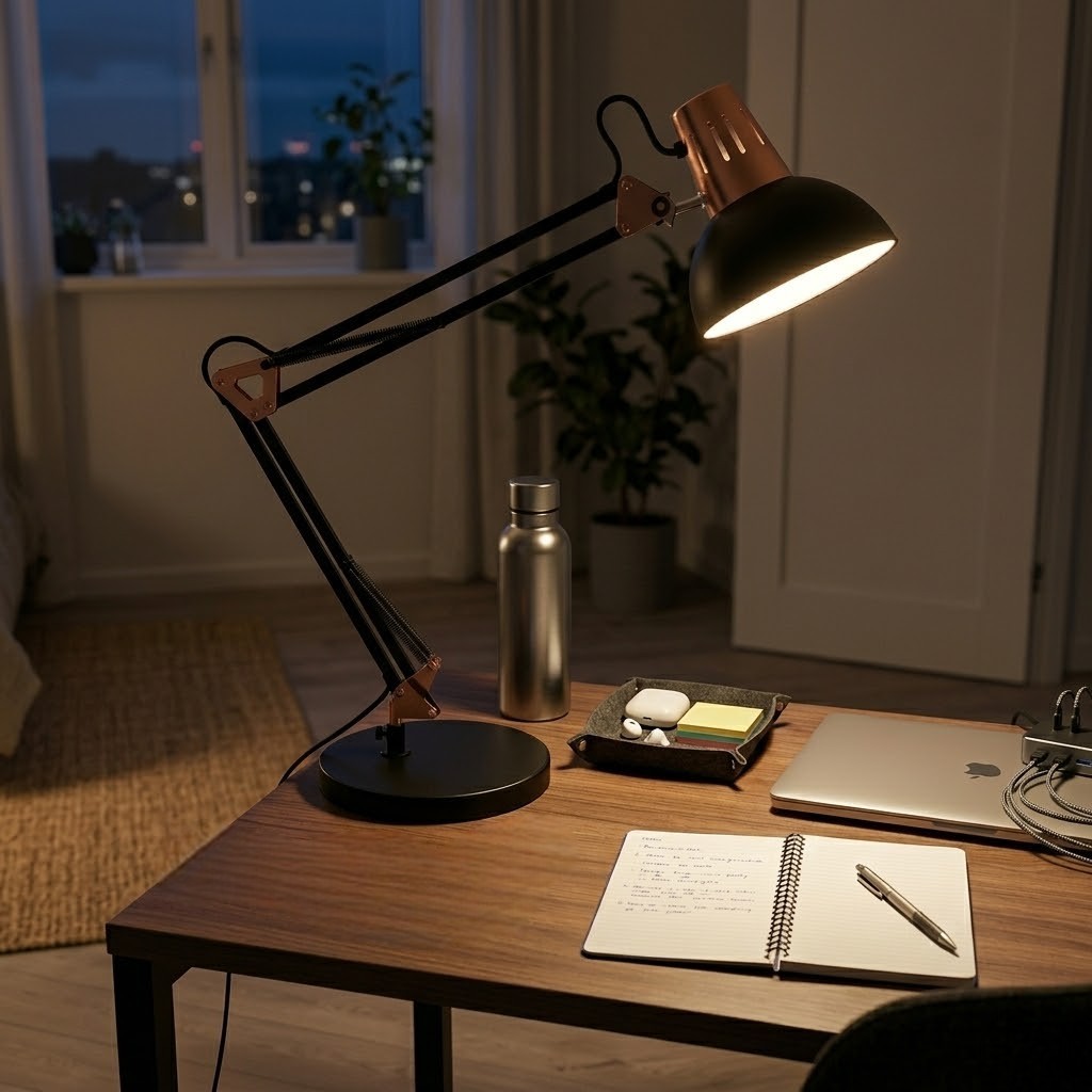 Lampe de bureau articulée design