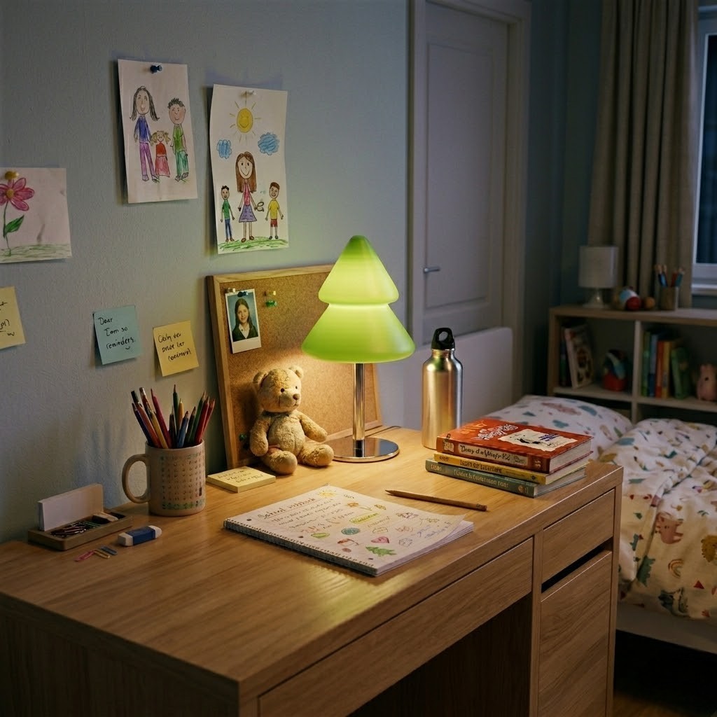 Lampe de bureau enfant vert